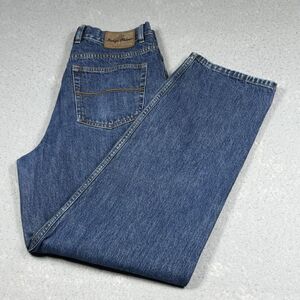 Tommy Bahama Indigo Palms Jeans Mens Size 33 Blue Relaxed Fit Dark Wash Denim